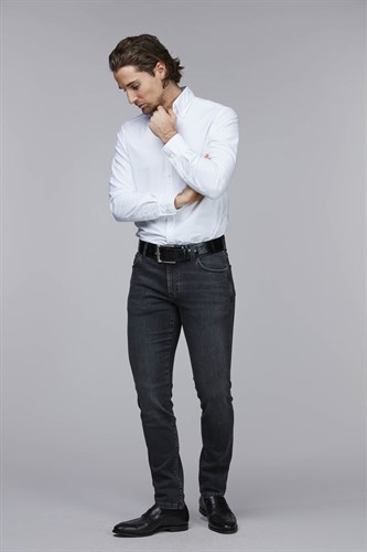 5-PKT SILK TOUCH GREY DENIM