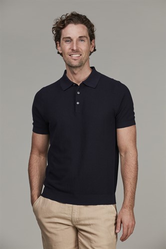 POLO COLLAR KNIT SH. SL.