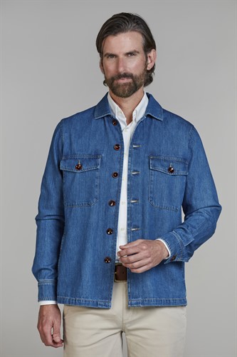 DENIM OVERSHIRT