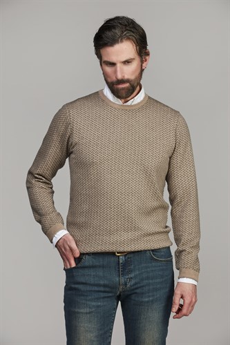 2TONE CONTRAST KNIT