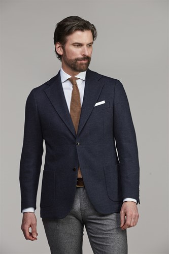 WOOL JERSEY BLAZER