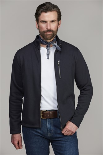 JERSEY FLEECE JACKET